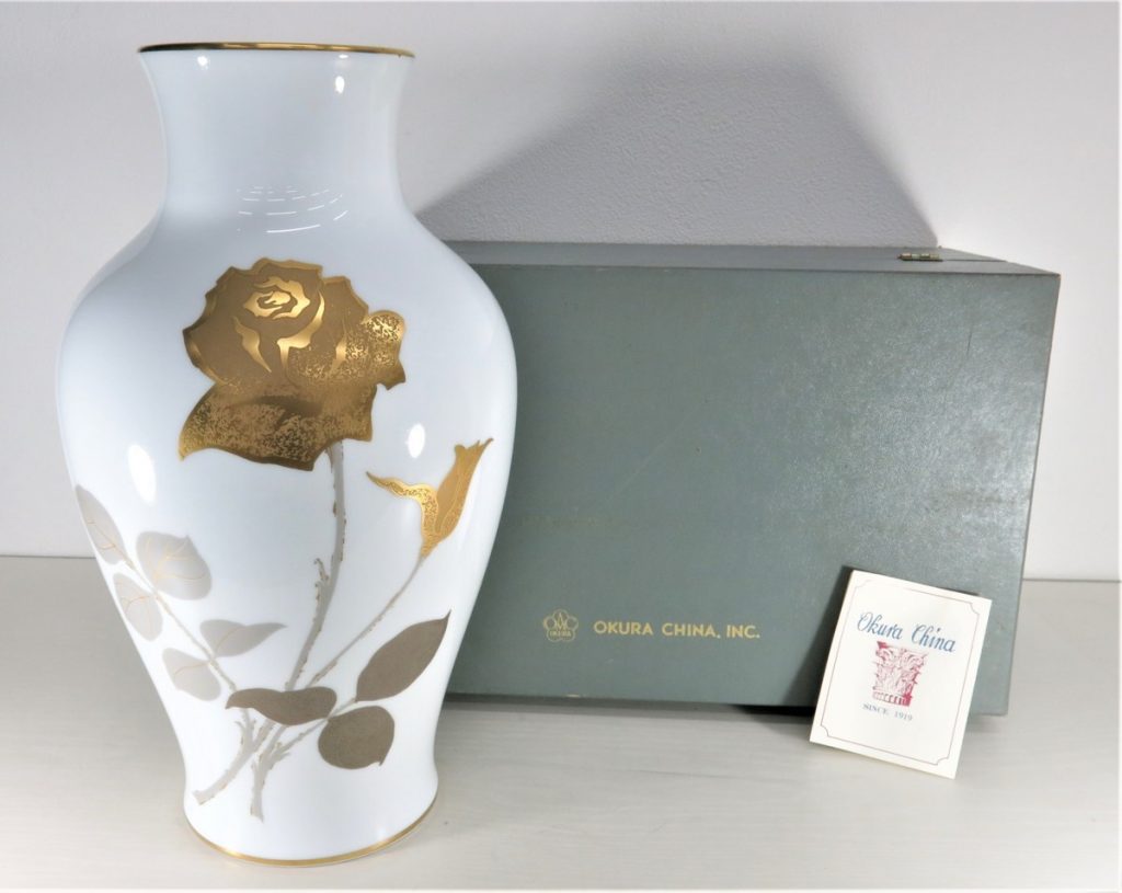 大倉陶園 OKURA CHINA INC 花瓶