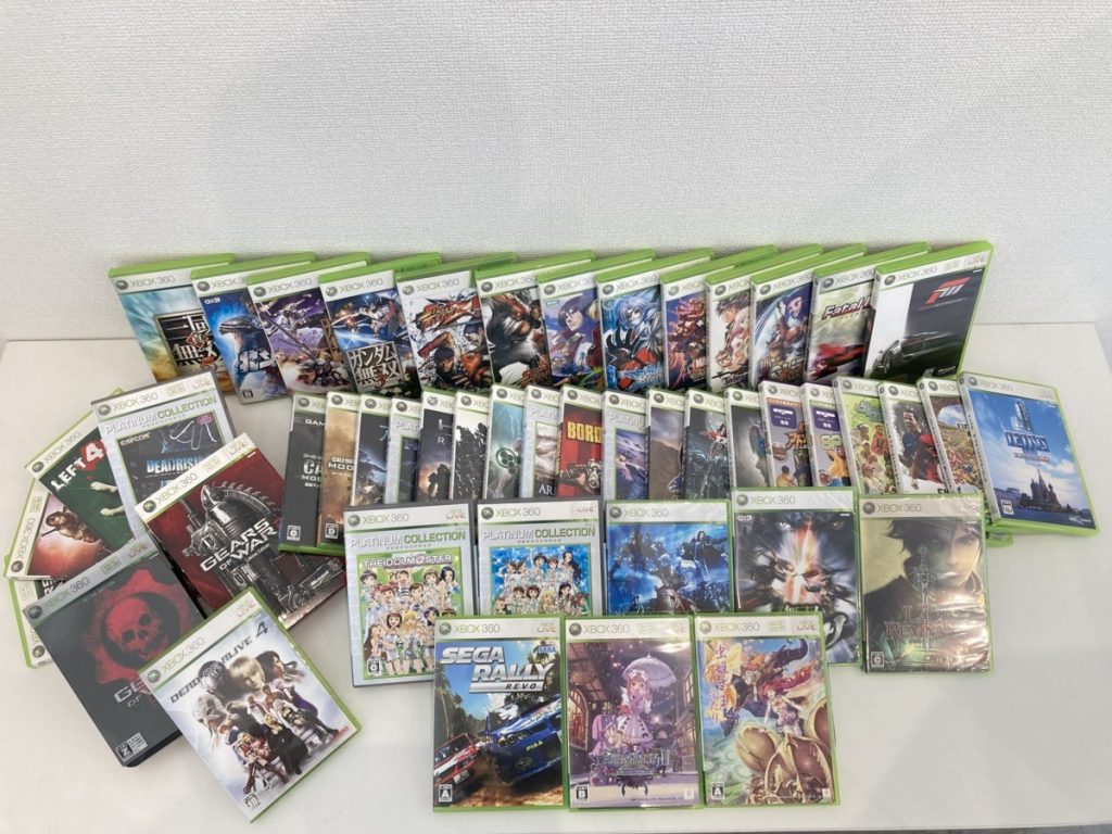 未開封含 XBOX 360 エックスボックス ソフト 47本 大量 まとめ セガラリーレヴォ 虫姫さまふたり デススマイルズⅡ