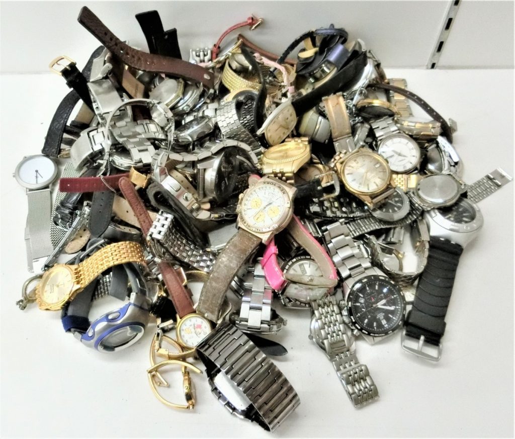 腕時計 約90本 約5.1kg SEIKO CASIO CITIZEN DIESEL ELGIN など まとめ売り 山売り