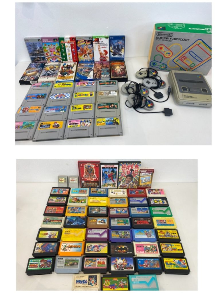 ファミコン・スーパーファミコンまとめ 本体 カセット 箱付き有 任天堂 Nintendo 大量