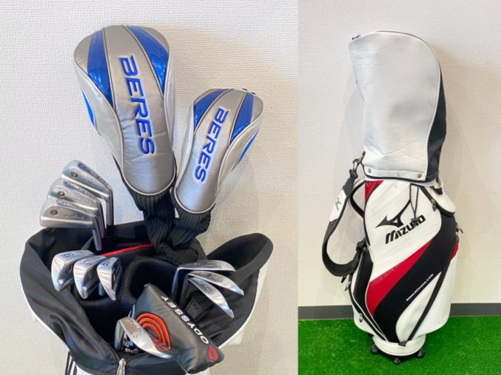 ゴルフクラブ 13本セット HONMA ホンマ BERES ベレス C-01 ドライバー 3W アイアン PP-717 フレックスR キャディバッグ ミズノ