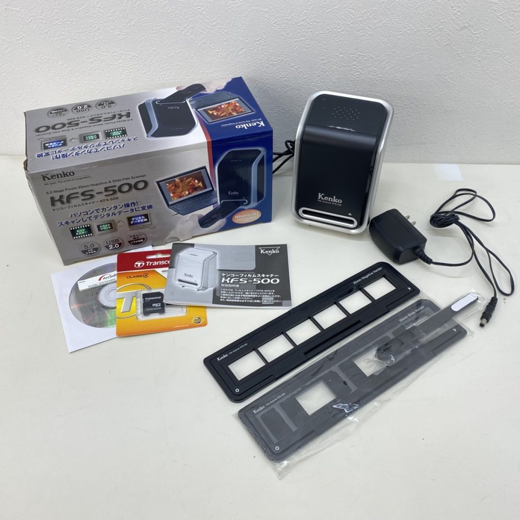 Kenko ケンコーフィルムスキャナー KFS‐500 通電確認済み 取扱説明書あり 箱付き