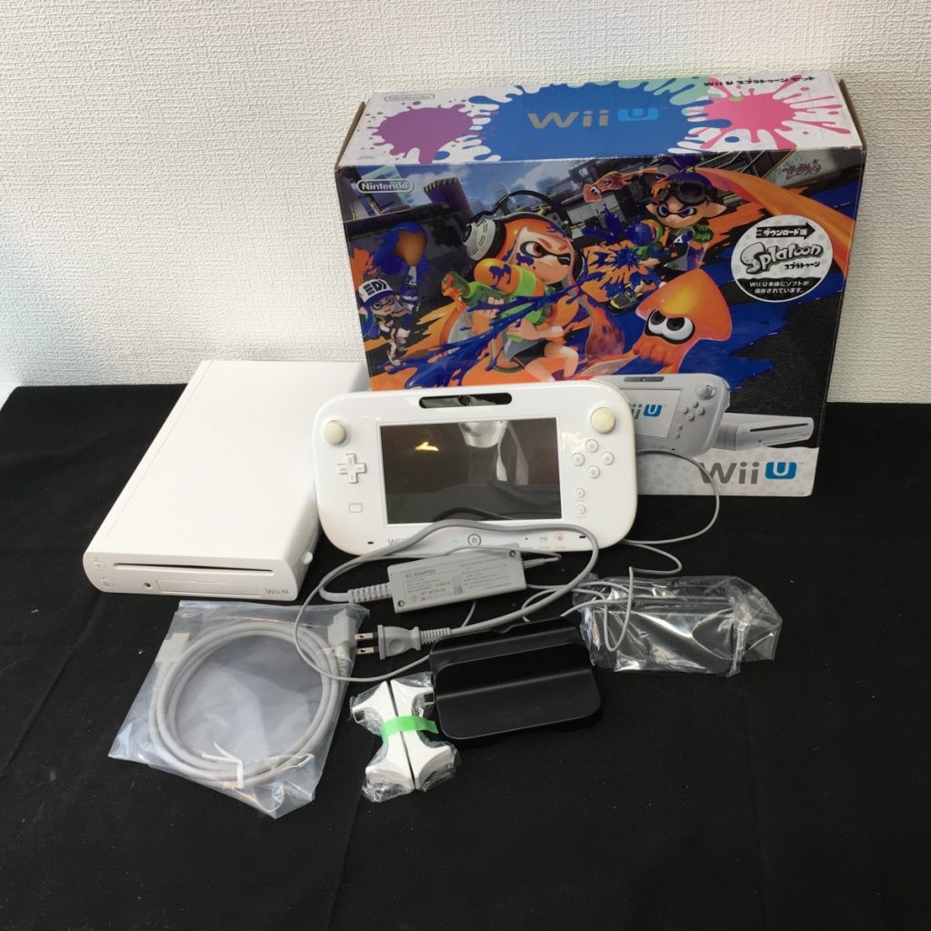 欠品あり！動作未確認！NINTENDO Wii U 本体 スプラトゥーン