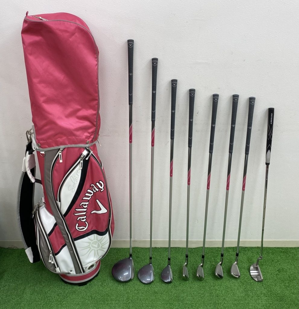 キャロウェイ Callaway Solaire ソレイル レディース ８本 キャディーバッグ パター オデッセイDIVINE 330M