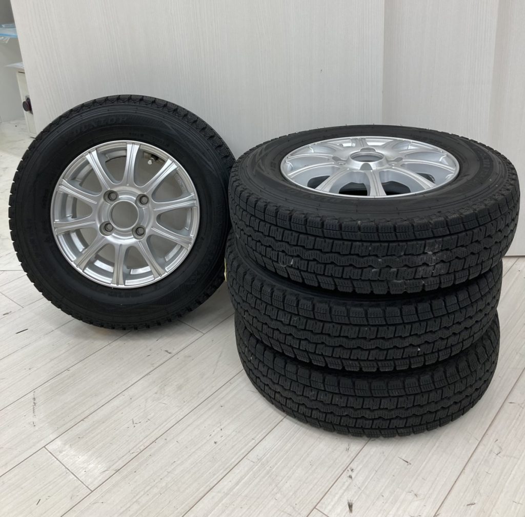 DUNLOP ダンロップ STUDLESS スタッドレスタイヤ WINTER MAX 145R12 6PR 
