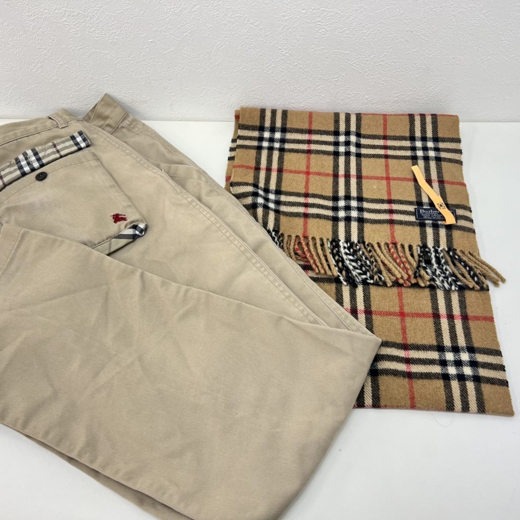 Burberry Burberrys バーバリーズ バーバリー マフラー メンズズボン セット ヴィンテージ
