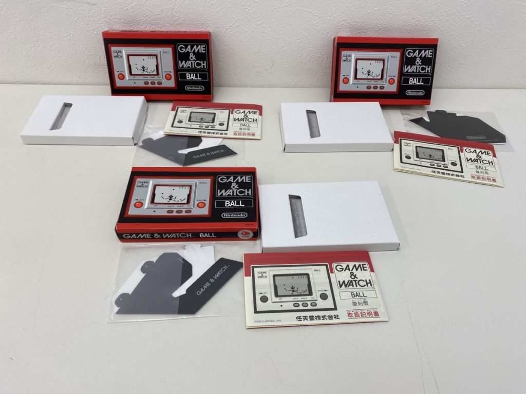 GAME＆WATCH３点まとめ BALL 任天堂 ニンテンドー 復刻版 本体 非売品 RGW-001