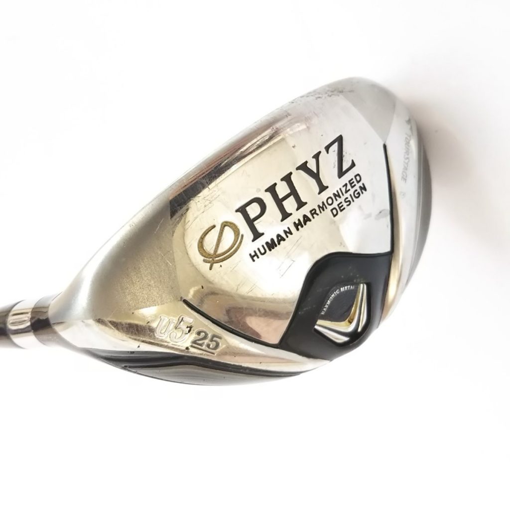 ブリヂストン 左利き用ドライバー PHYZ PZ-501U フレックスS U5 25 ゴルフ 現状品