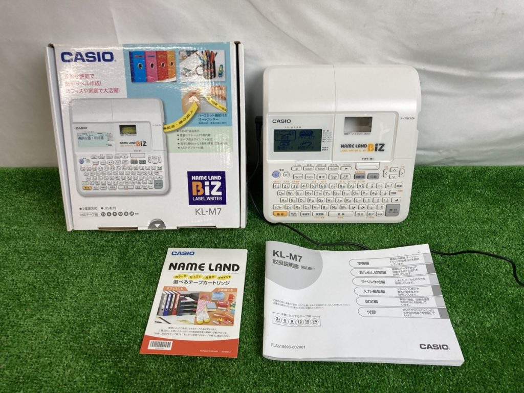 CASIO　カシオ　ラベルライター　ネームランド　KL-M7　通電確認済み