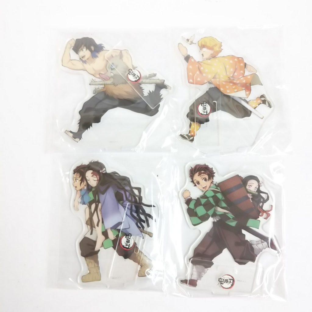 未使用 未開封 鬼滅の刃 DVD DVD Blu-ray 8巻購入特典 アクリルスタンドセット 竈門炭治郎 禰豆子 我妻善逸 嘴平伊之助