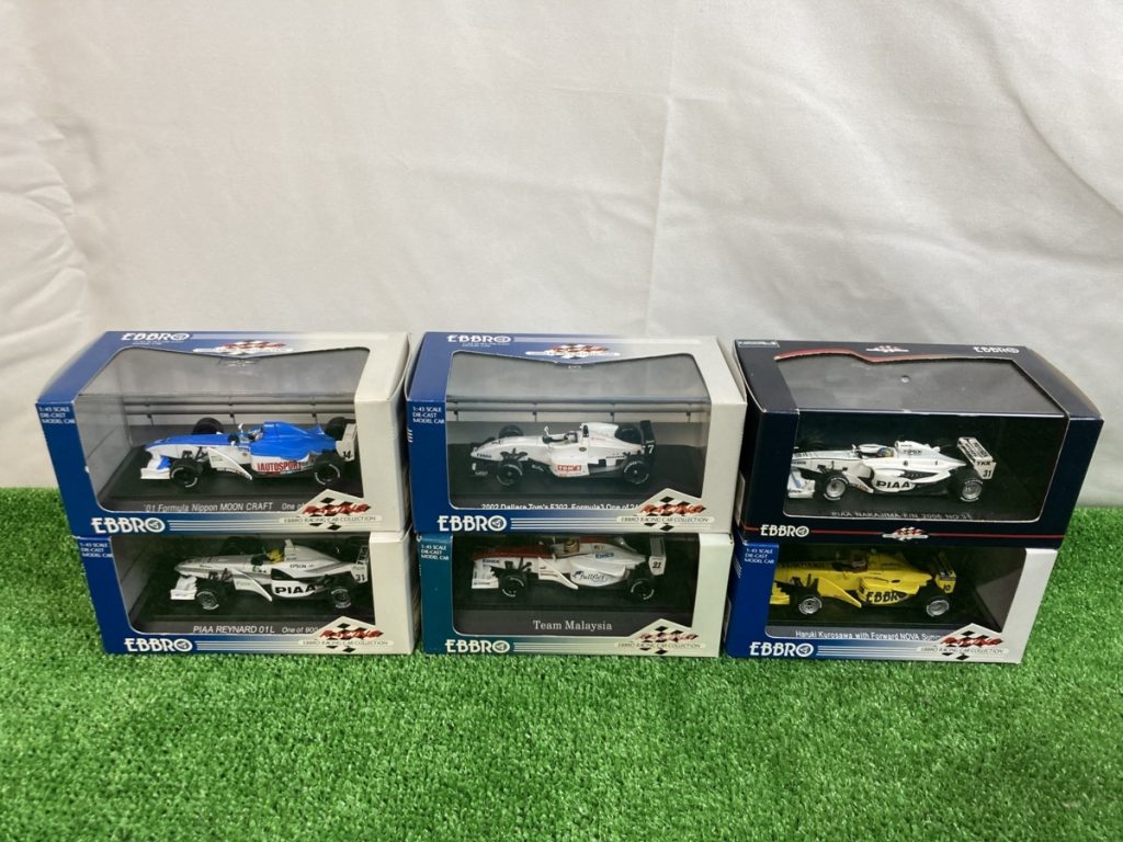 EBBRO　エブロ　6台まとめ　1/43スケール　ミニカー　Tom‘ｓ　PIAA　MOON CRAFT