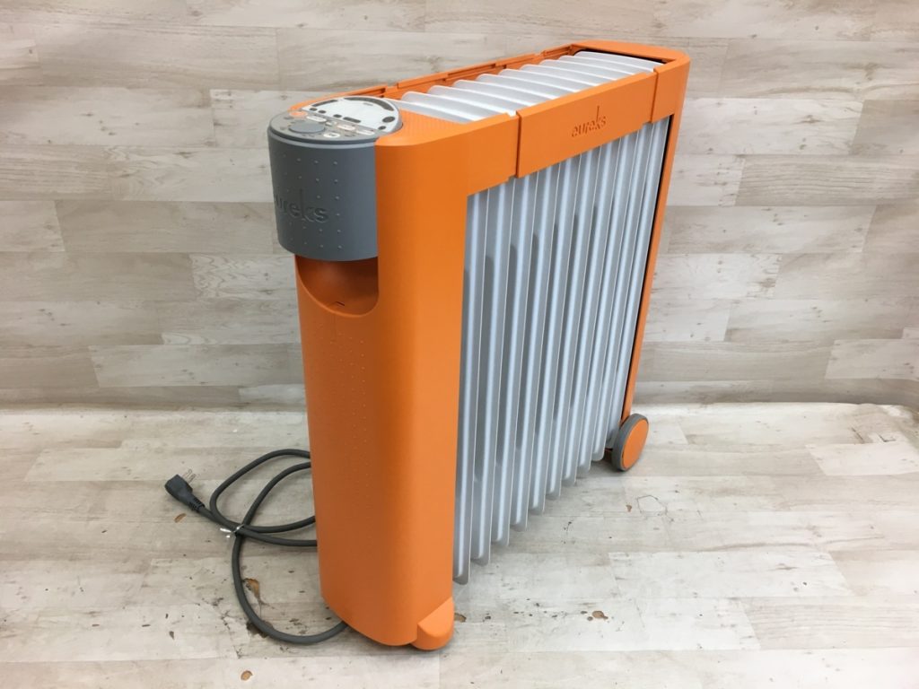 eureks ラジエター式オイルヒーター GR11EVS-S (O) 音声ガイダンス 1500W ~10畳 オレンジ ユーレックス
