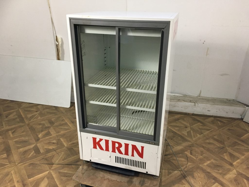 サンデン 冷蔵ショーケース MU-230XC 業務用 ビールショーケース スライドドア 冷蔵庫 SANDEN