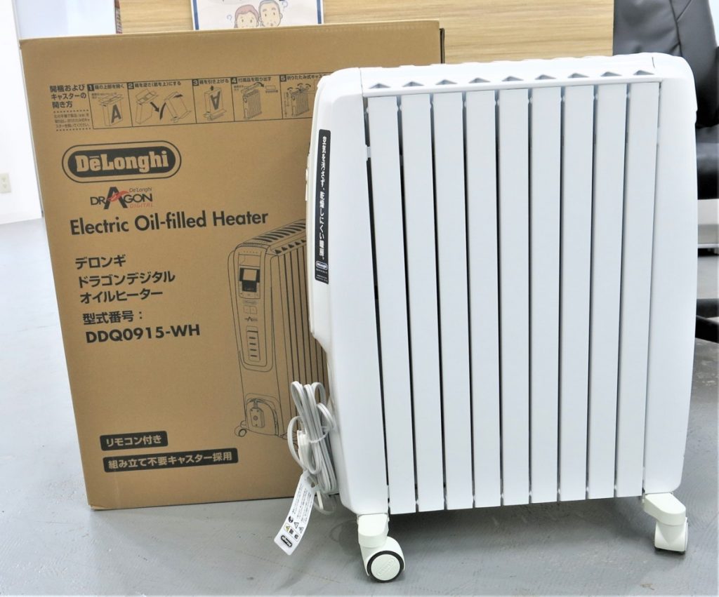 De'Longhi デロンギ オイルヒーター DDQ0915WH