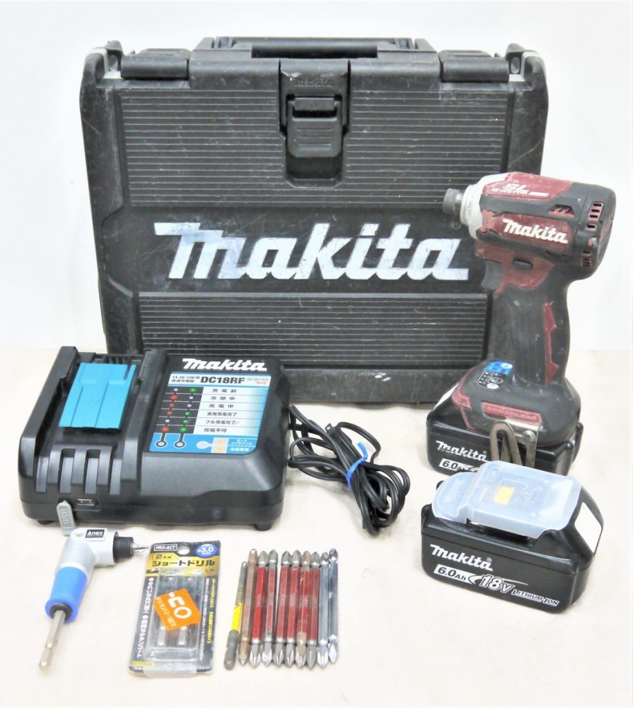 マキタ 充電式インパクトドライバ TD172DGXAR 18V 6.0Ah オーセンティックレッド バッテリー2個付 makita