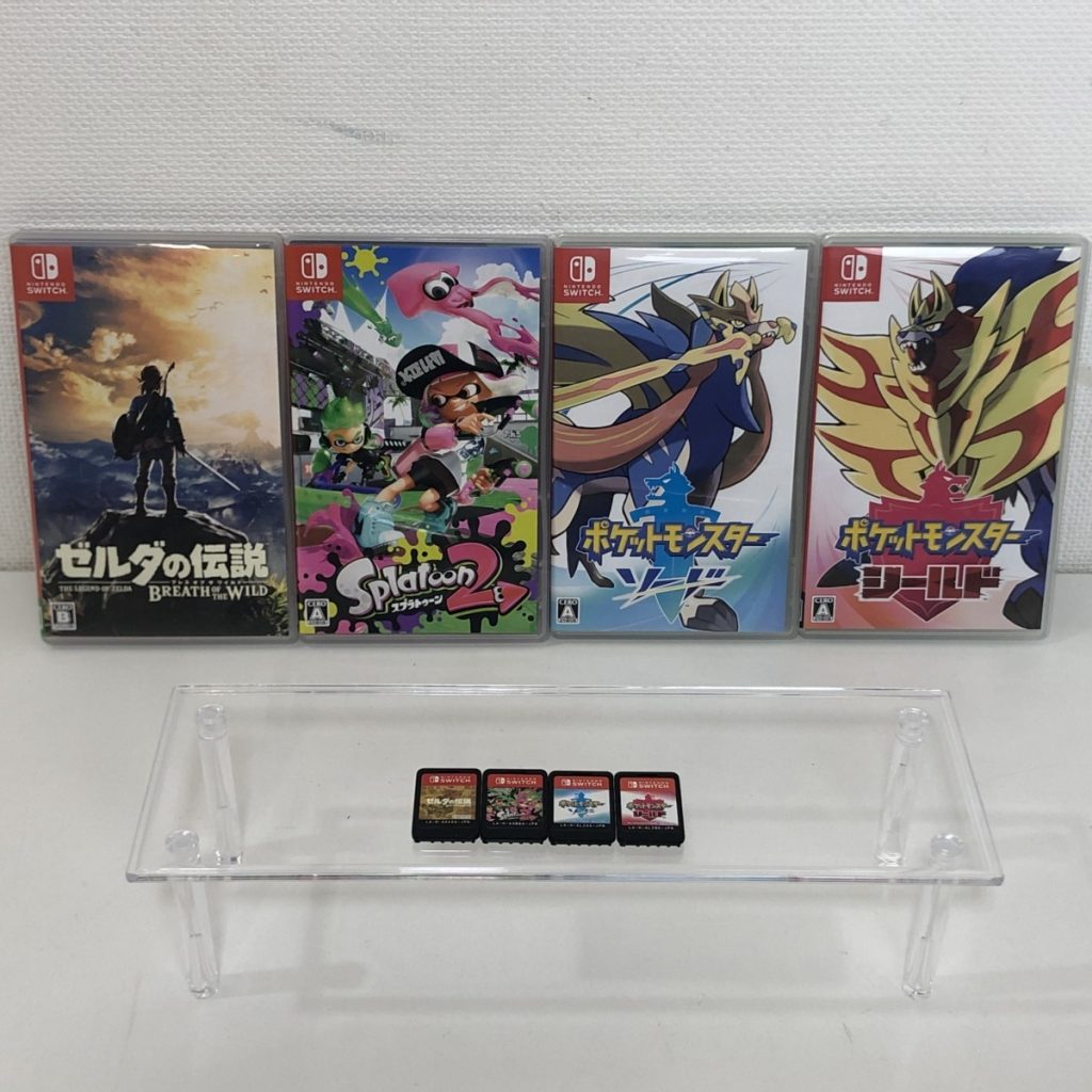 Nintendo Switch ゲームソフト ４本まとめ　ポケットモンスター ソード シールド スプラトゥーン2 ゼルダの伝説BotW