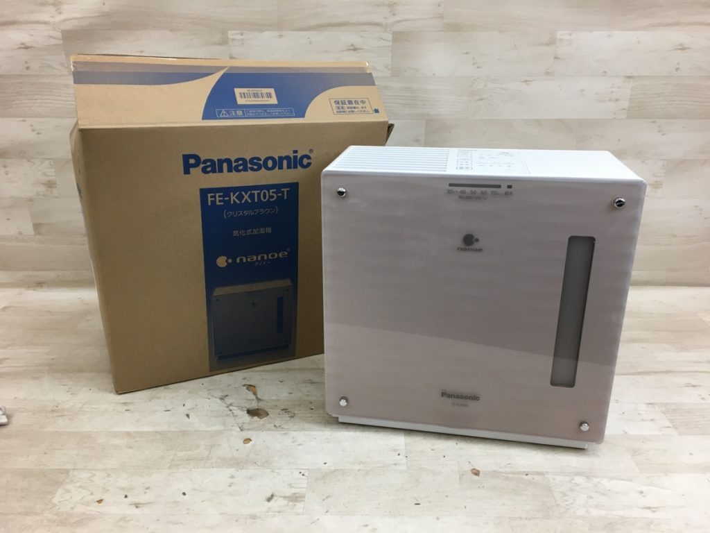 Panasonic 気化式加湿器 FE-KXT05 2020年製 クリスタルブラウン nanoe ヒーターレス パナソニック ナノイー 元箱潰れ有