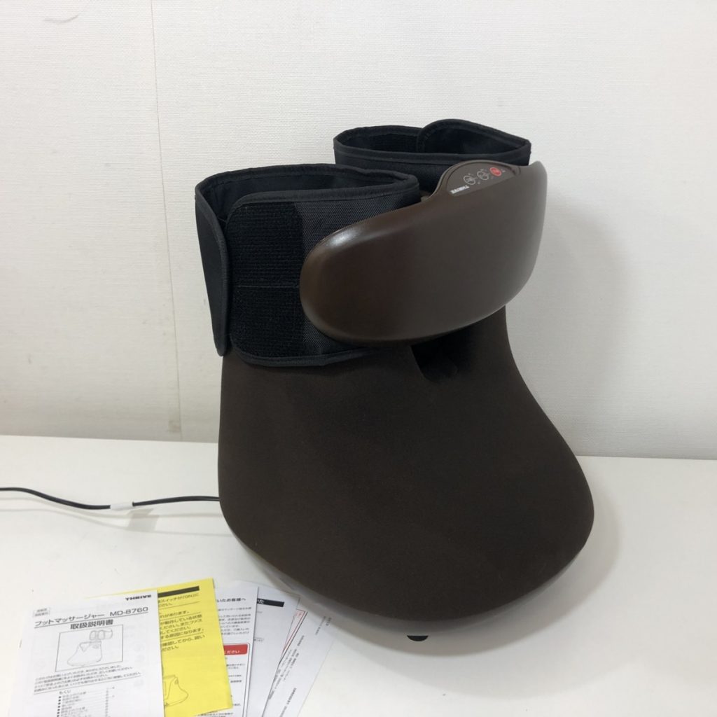 THRIVE スライヴ MD-8760 フットマッサージャー　通電,動作確認済み マッサージ機 ブラウン 説明書付き