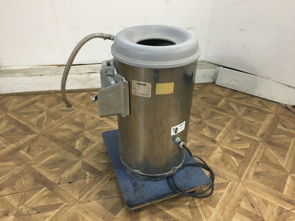 中西製作所 球根皮剥機 NKP-8 ピーラー 100V 里芋 じゃがいも さつまいも 人参 玉ねぎ 皮むき機 現状品
