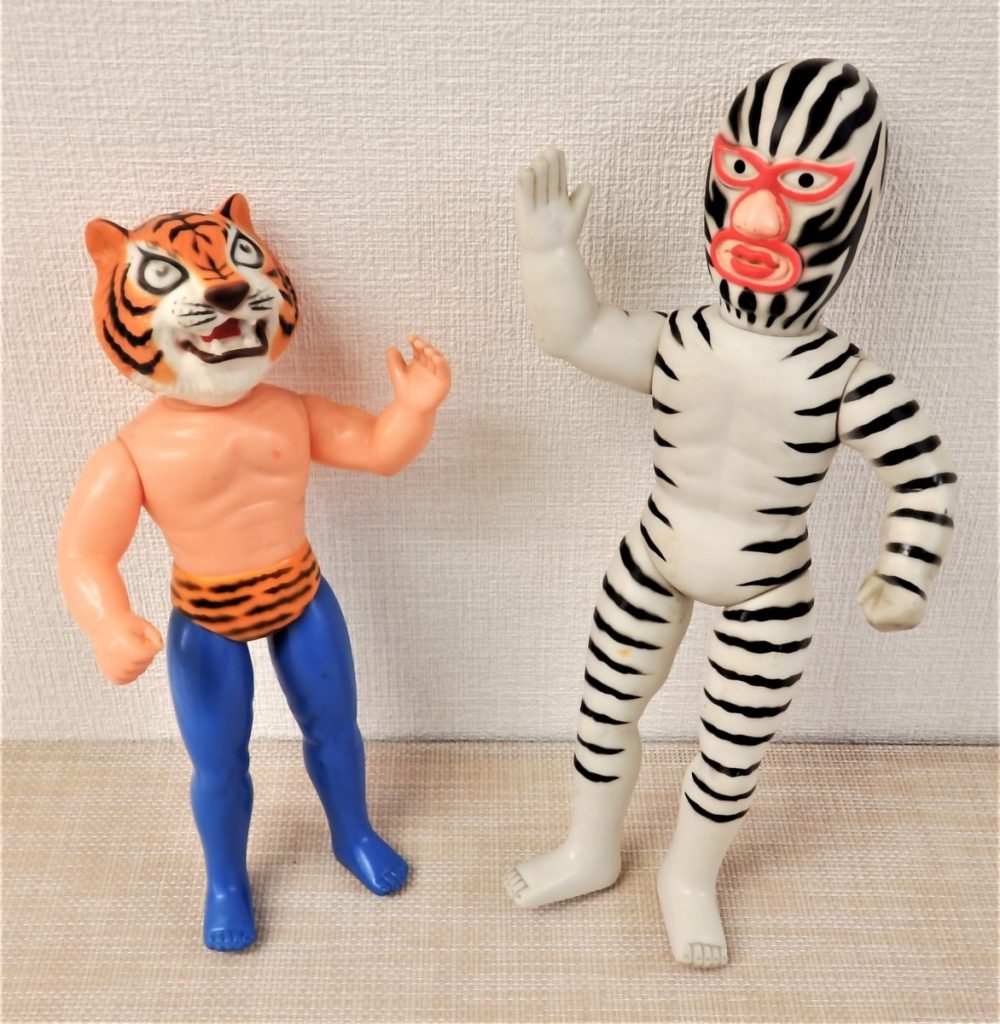 タイガーマスク ソフビ 2体セット梶原一騎 辻なおき 伊達直人