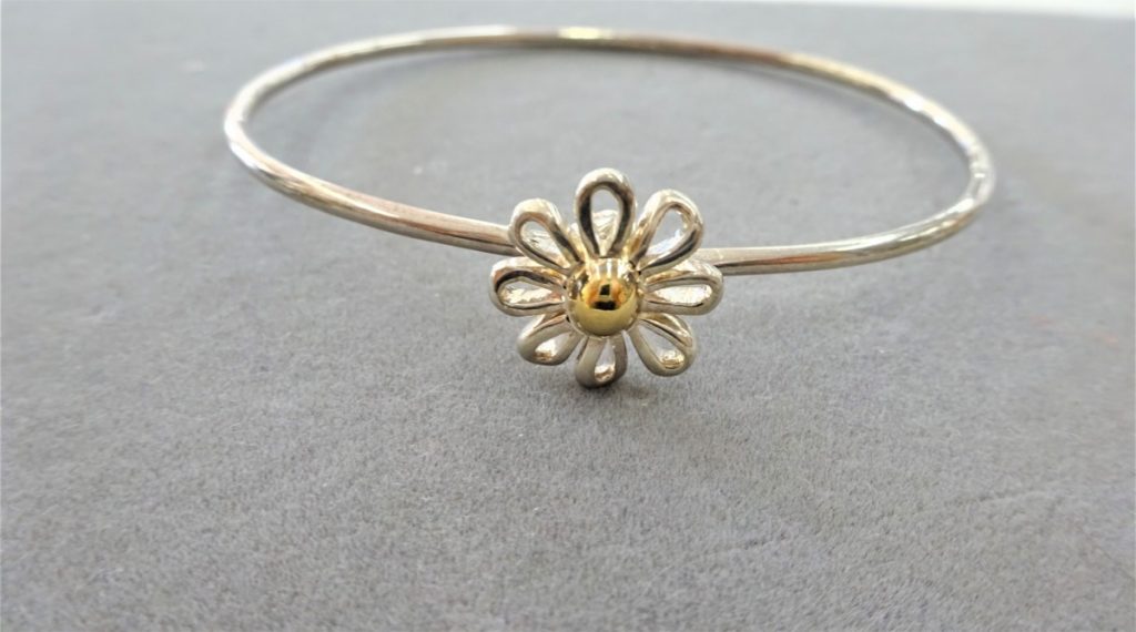 ティファニー TIFFANY & CO. デイジー ブレスレット バングル 花 フラワー 925 シルバー