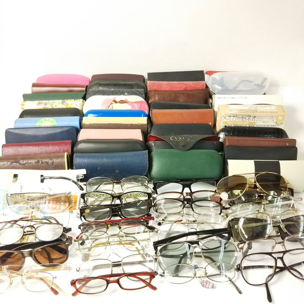 大量 ジャンク メガネ/サングラス/フレームいろいろまとめて 現状品