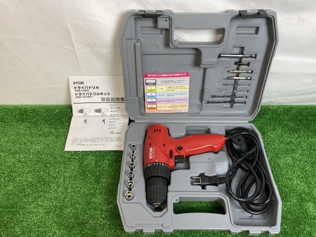 RYOBI　リョービ　電動ドライバー　ドライバドリルセット　FDD-1010　通電確認済み