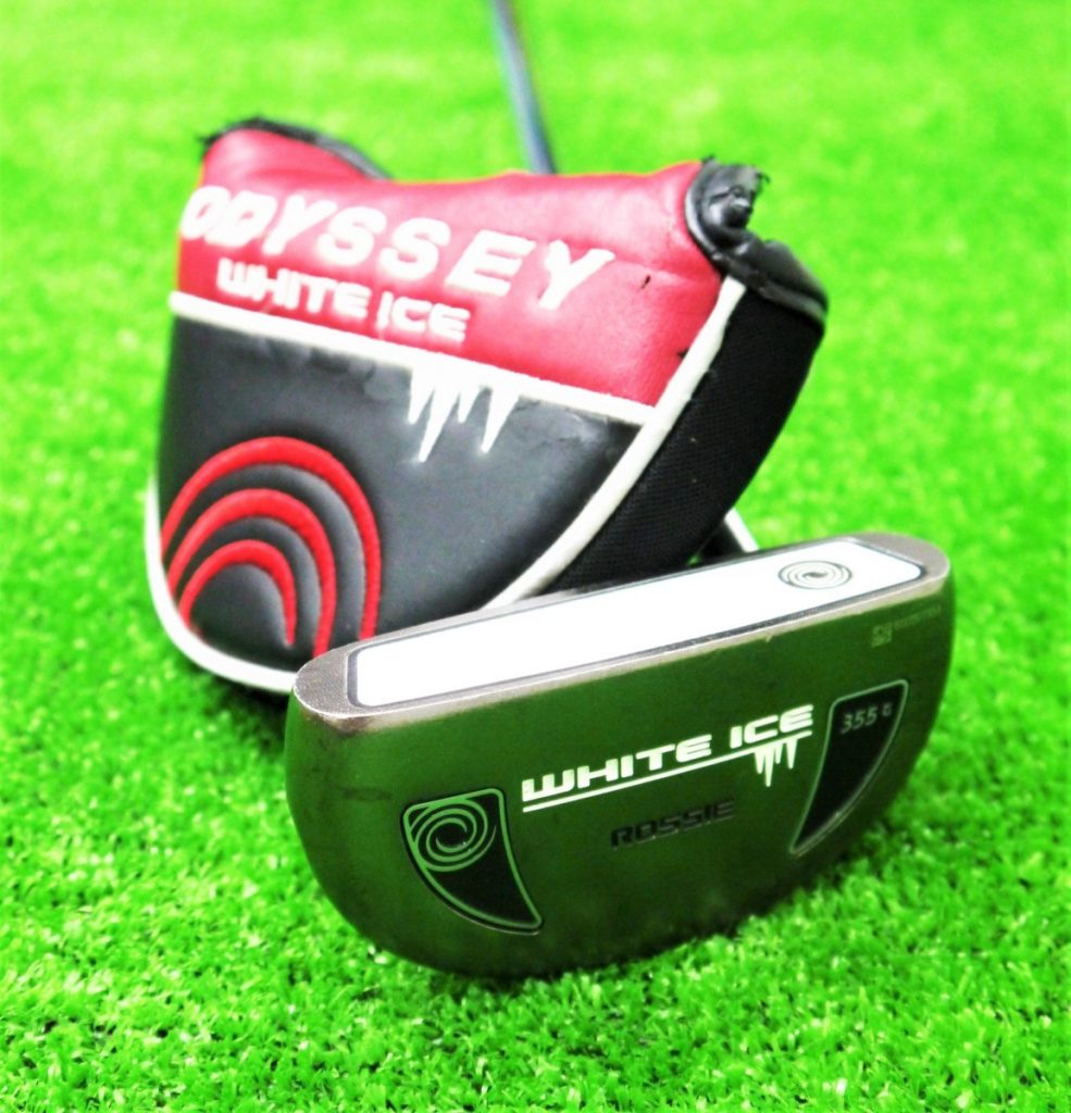 ODYSSEY オデッセイ WHITE ICE ROSSIE 355G パター カバー付き
