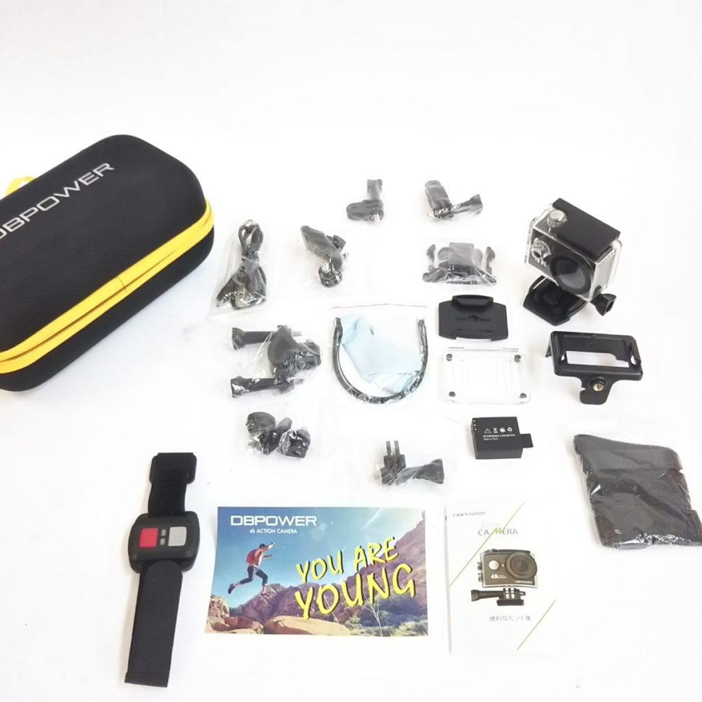 通電OK!! DBPOWER 4Kアクションカメラ 現状品