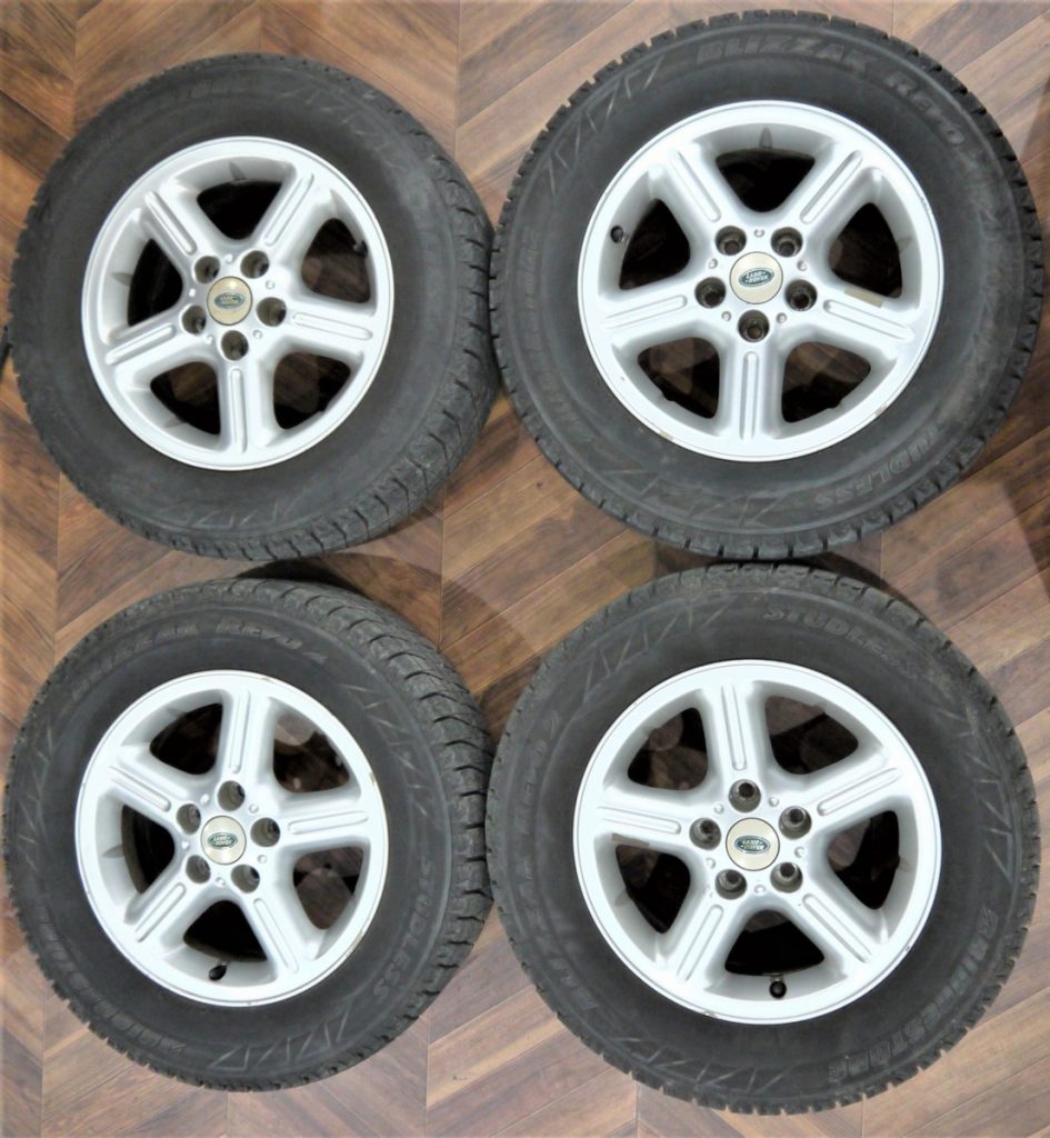 LAND ROVER ランドローバー 純正 ホイール 215/65R16　スタッドレス ブリヂストン 現状品