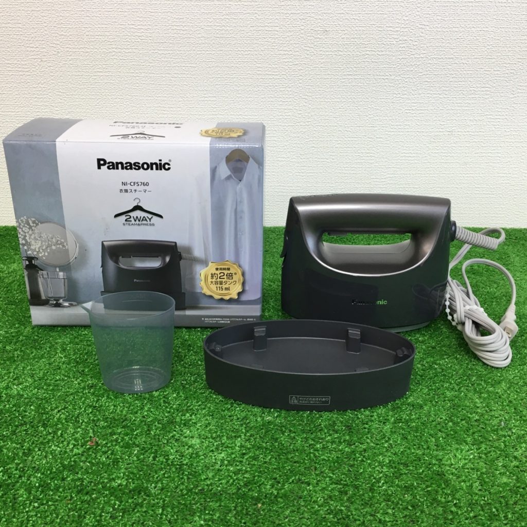 動作確認済み　Panasonic パナソニック NI-CFS760 衣類スチーマー ２WAY 大容量タンク 115ml