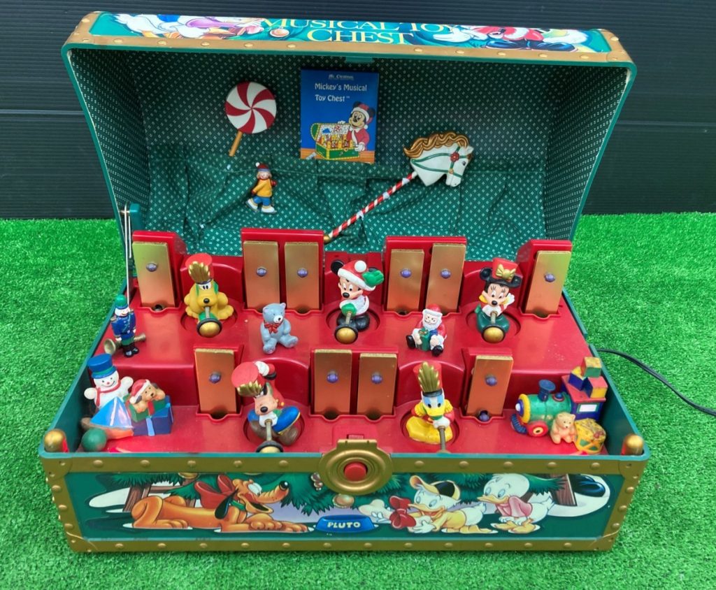MICKEYS MUSICAL TOY CHEST Mr.Christmas ミッキー ミュージカルトイチェスト