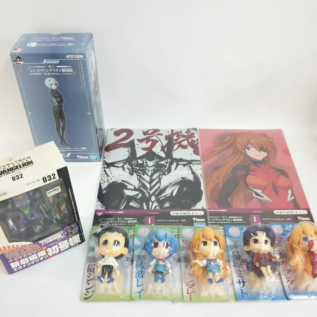 大量 未開封 エヴァンゲリヲン いろいろまとめて フィギュア/クリアファイルなど 一番くじ