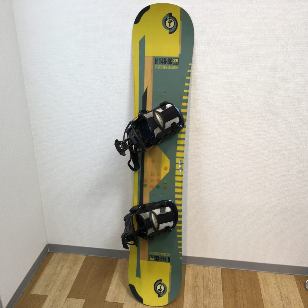 SANTA CRUZ サンタクルーズ H 146-SC 2X WIDTH スノーボード板 140cm ビンディング付