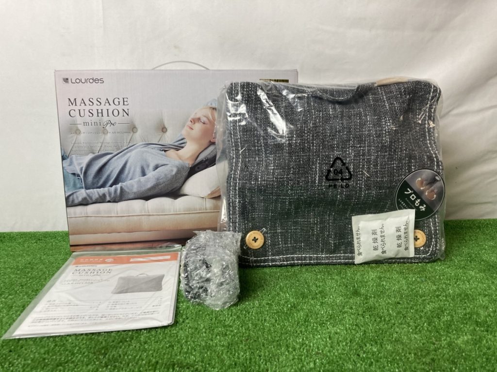 未使用品　ATEX　アテックス　Lourdes　ルルド　マッサージクッション　ミニプロ　AX-HCL308　bk　ブラック