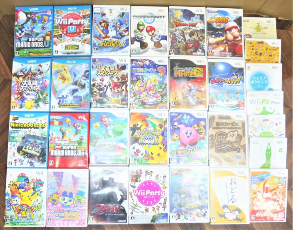 Nintendo Wii WiiU ソフト まとめ 計31本 動作未確認 取説なし含む