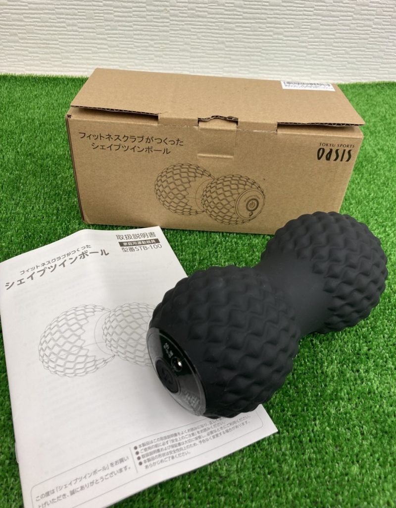 oasis　フィットネスクラブがつくったシェイプツインボール　黒