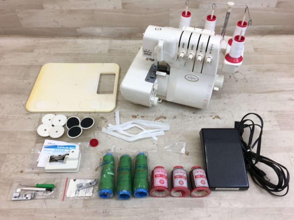 JUKI ロックミシン baby lock eclipse 2本針 4本糸 未使用糸付き ジューキ ベビーロック エクリプス