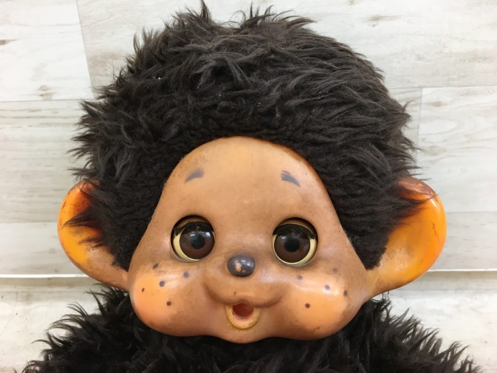 モンチッチ スリープアイ ぬいぐるみ 昭和レトロ 約30cm 汚れあり 人形