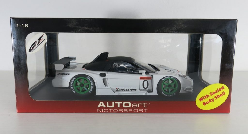 AUTOart 1/18 HONDA NSX JGTC 2003 TEST CAR #0