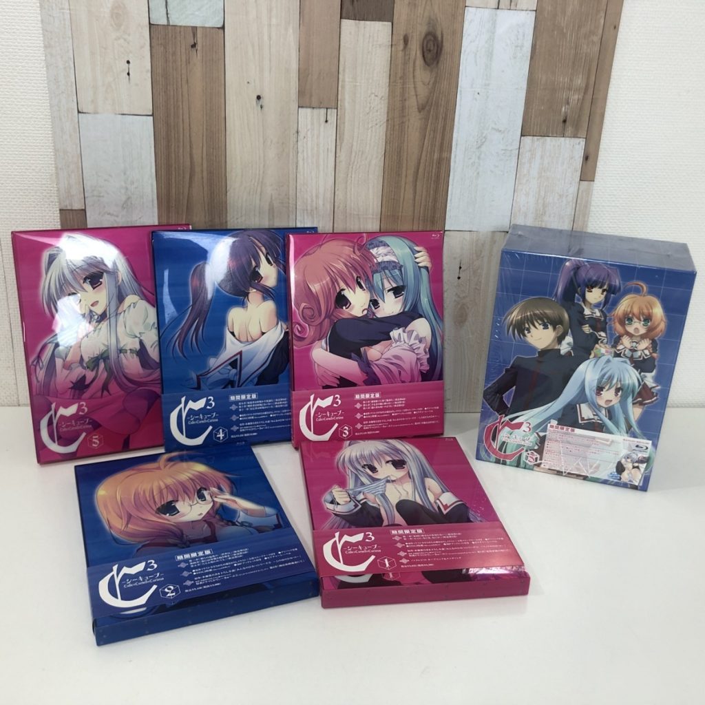C3 -シーキューブ- 1~5 期間限定版 デジパック仕様 Blu-ray Disc 5巻セット　アニメ ボックス