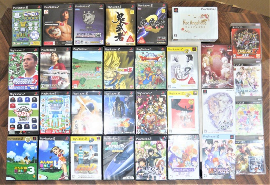 PS2 27本 PS3 4本 ソフト まとめ売り 計31本 動作未確認 未開封品あり 取説なし含む