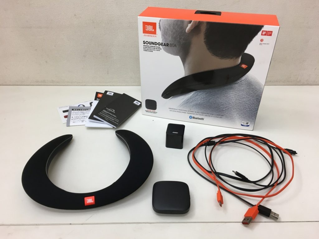 JBL SOUNDGEAR BTA ウェアラブル ネックスピーカー ワイヤレスオーディオトランスミッター サウンドギア 元箱付き