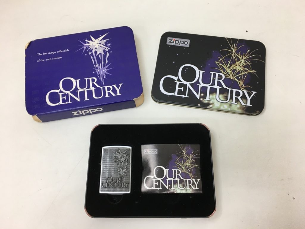 Zippo OUR CENTURY オイルライター 2000年ミレニアム記念モデル シルバー ジッポー アワー センチュリー 現状品