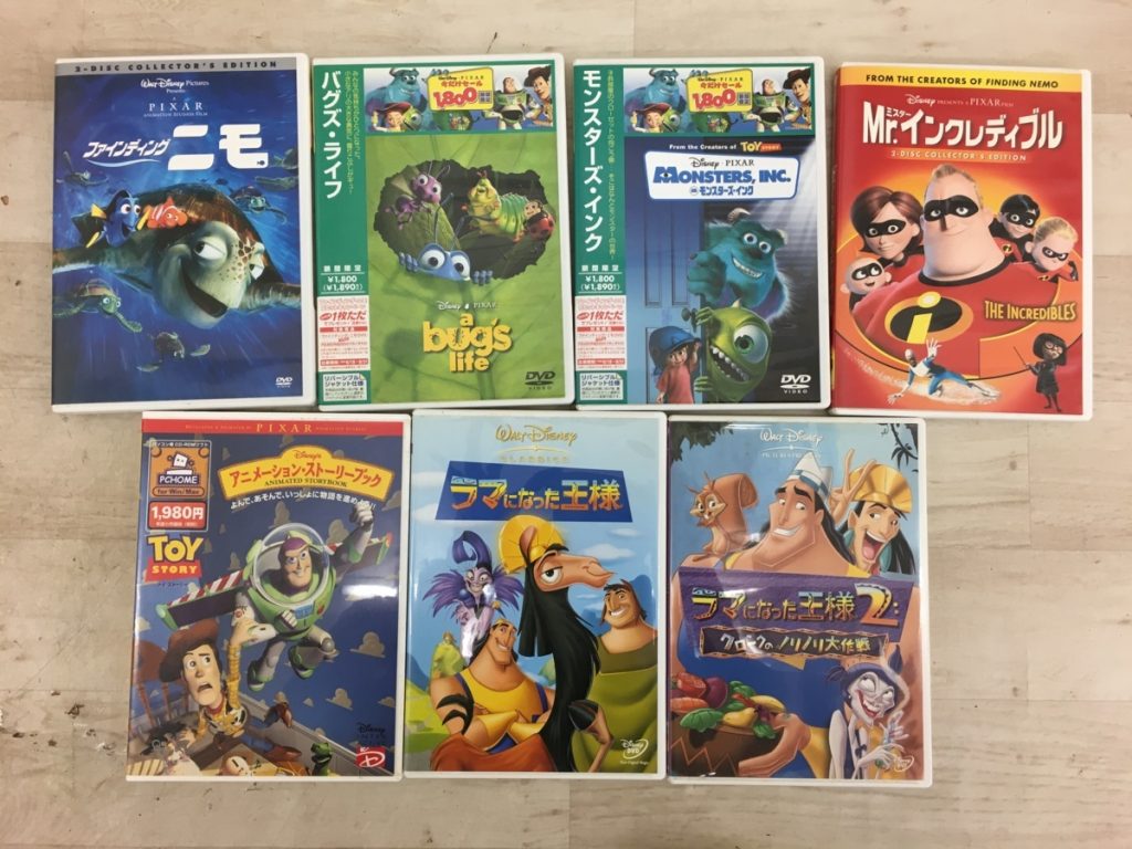【DVD】Disney PIXAR 7点 ニモ バグズ ライフ モンスターズ インク Mr.インクレディブル トイ ストーリー ディズニー ピクサー