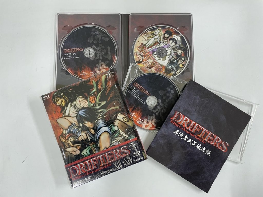DRIFTERS (特装限定生産版) Episode 13‐14 Blu-ray BD ブルーレイ Disc ドリフターズ 中村悠一 アニメ 平野耕太