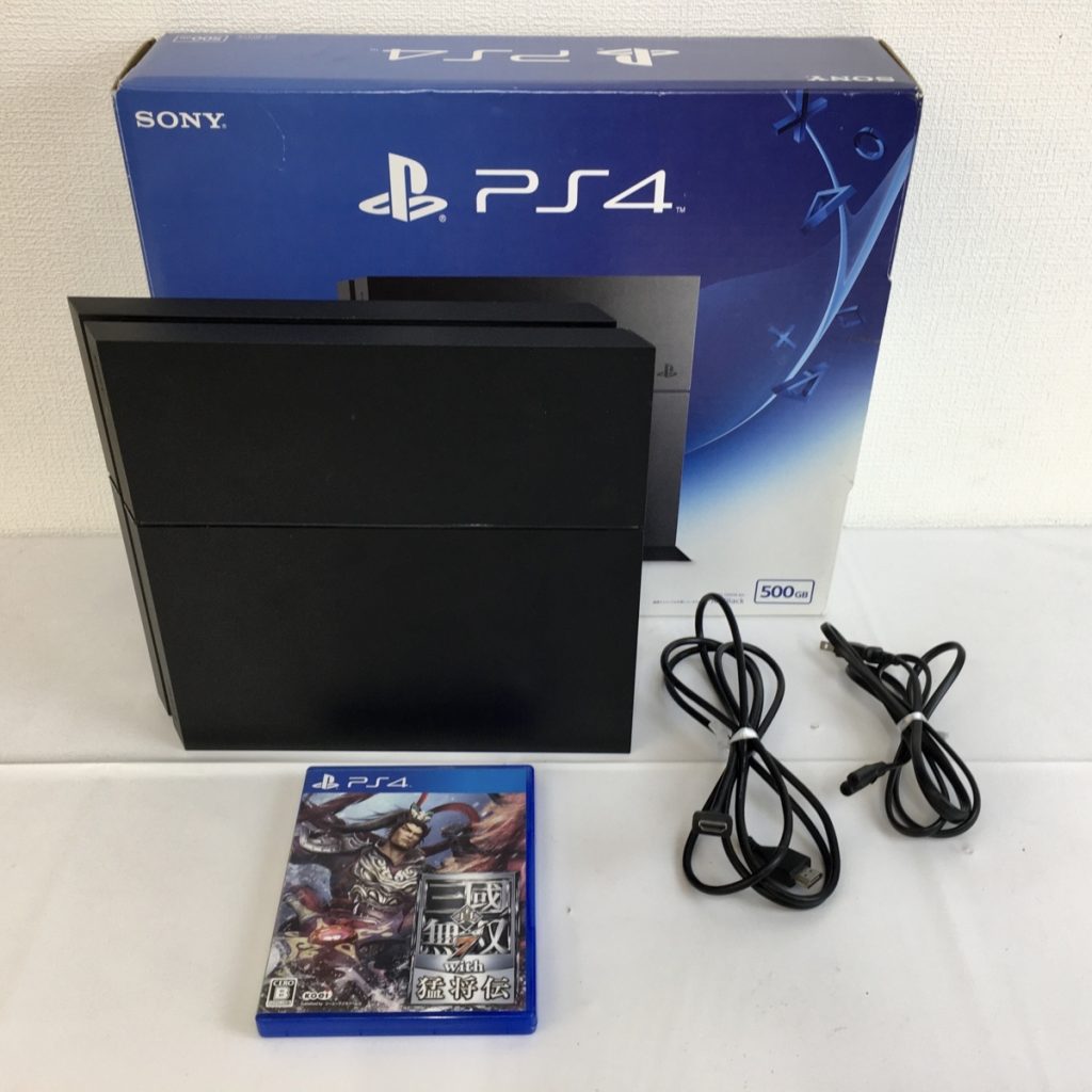 PlayStation4 プレイステーション4 プレステ４ PS4 SONY ソニー Jet Black 500GB CHU-1200A 真三国無双7 with 猛将伝