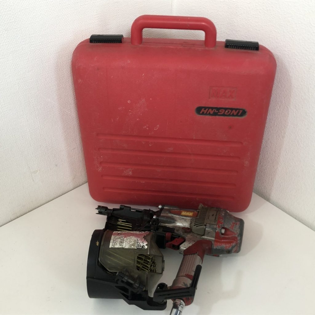 MAX マックス HN-90N1 釘打ち機　動作未確認 90mm 高圧 コイルネイラ 電動工具 釘打ち機