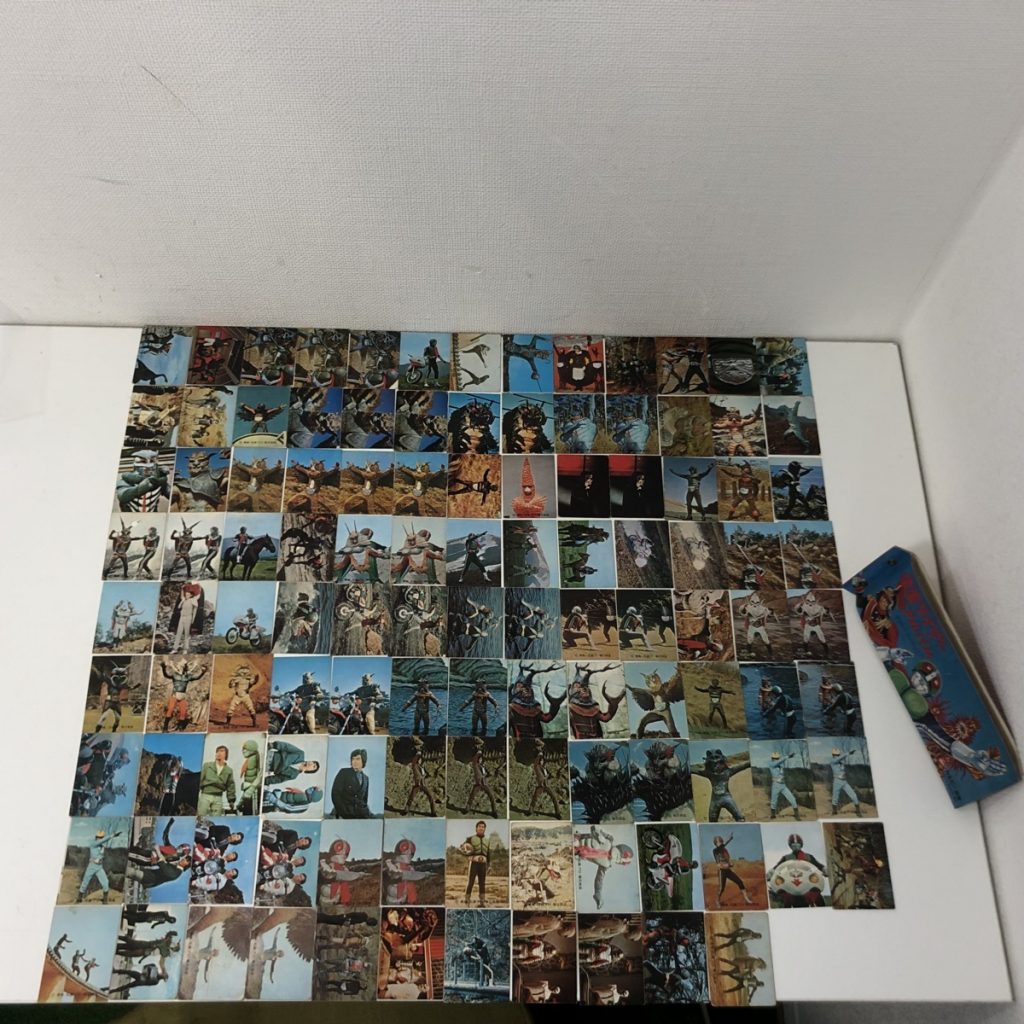 旧カルビー 仮面ライダー カード まとめ 115枚！　アルバム付き 当時物 レア 本郷猛 藤岡弘。 仮面ライダースナック