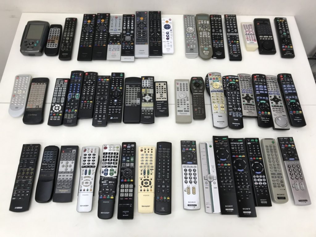 リモコン まとめ50点 SONY SHARP Panasonic Mitsubishi HITACHI テレビ DVD Blu-ray コンポ ジャンク